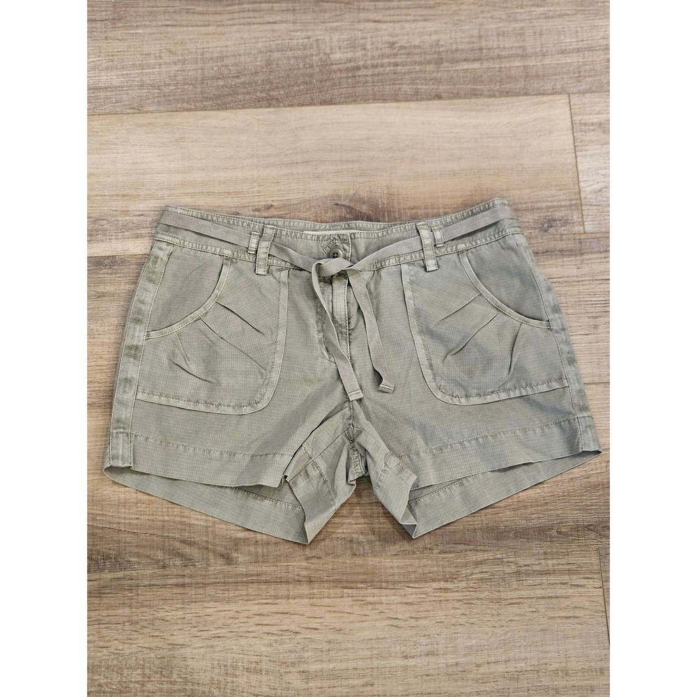 J.Crew City Fit Broken In Chino Shorts Womens 28 Gray Cotton Drawstring Casual